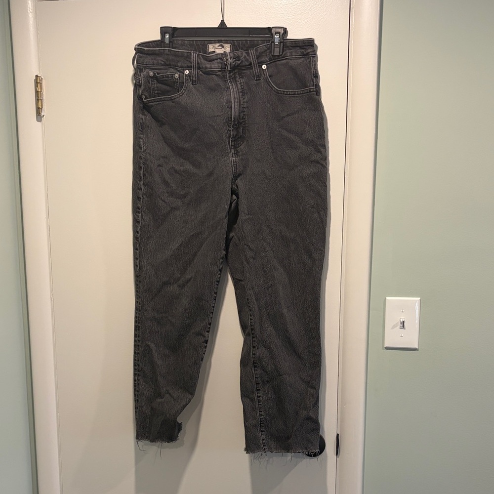 Madewell Women's High Rise Black Jeans